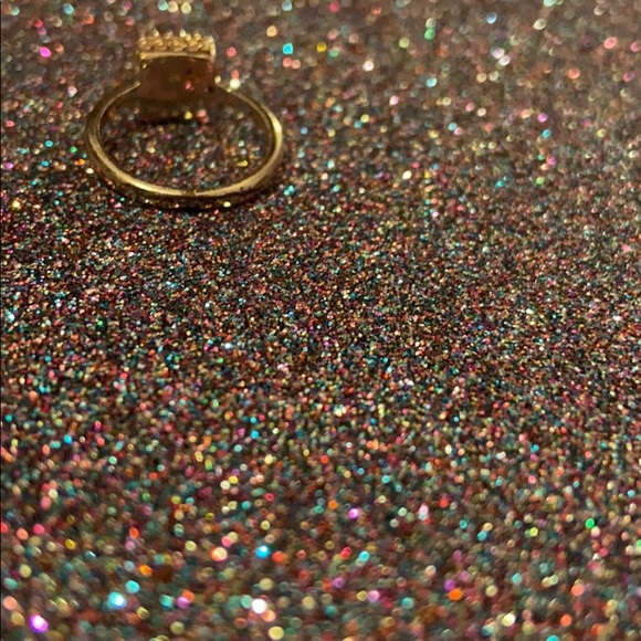 Rose gold and rose quartz stone ring. - Picture 2 of 2